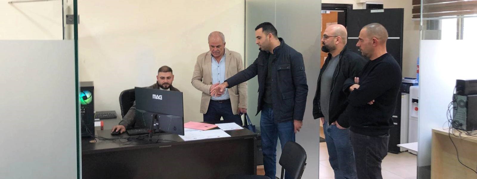 Surda Abu Qash Municipality Receives Delegation from the Directorate of Local Government in Ramallah and Al-Bireh