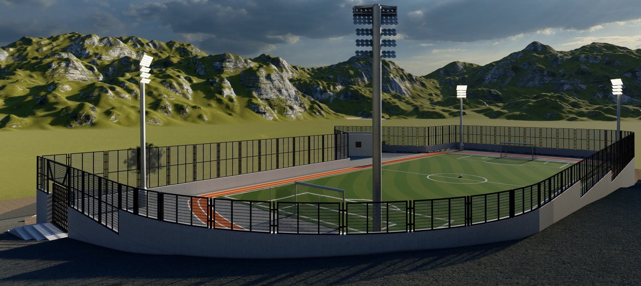Opening of Bids for Abu Qash Sports Field Project at Surda Abu Qash Municipality