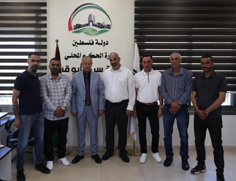 Surda AbuQash Municipality Receives Delegation from Al-Mazra'a Al-Qibliya Municipality